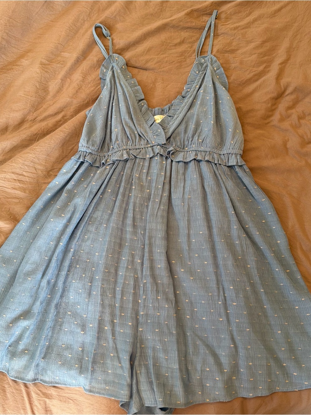 Blue romper